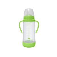 Cana 2 in 1 cu interior de sticla, 236 ml, Verde, Green Sprouts