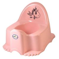 Olita din plastic simpla, Roz, Unicorn, Tega Baby