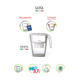 Cana filtranta de apa, Big Roma 3.7L, J9071A1, Laica 580332