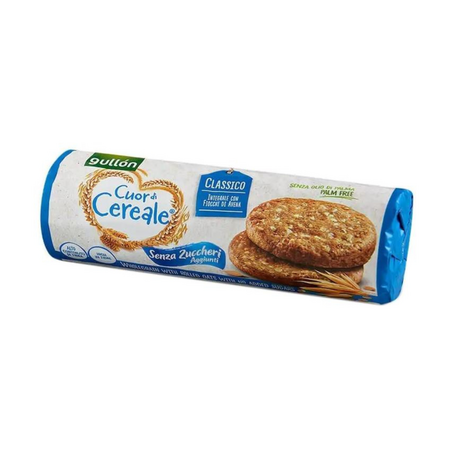 Biscuiti bogati in fibre fara zahar din faina integrala de cereale, 280 g, Gullon