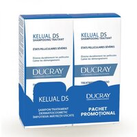 Pachet Sampon tratament dermatocosmetic antimatreata Kelual DS, 2 x 100 ml, Ducray
