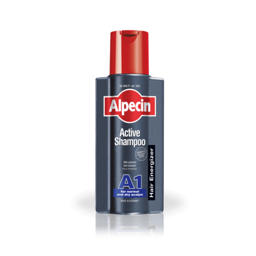 Sampon pentru scalp normal si uscat Active A1, 250 ml, Alpecin