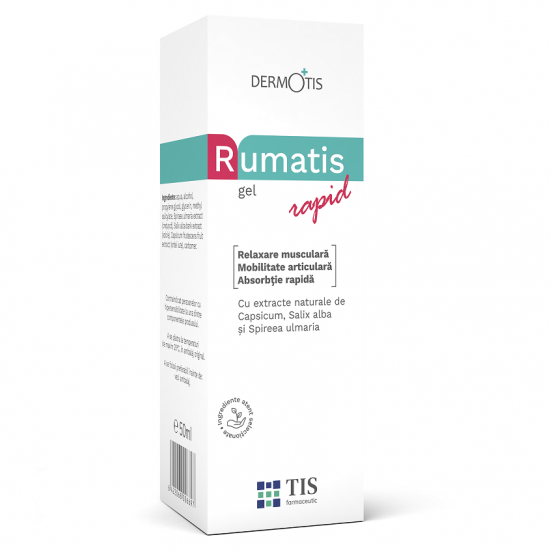 Gel Rumatis rapid Dermotis, 50 ml, Tis Farmaceutic