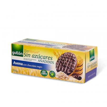 Biscuiti cu ciocolata neagra Avena, 275 g, Gullon