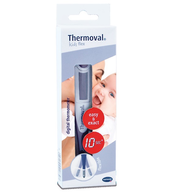 Termometru digital cu timp scurt de masurare si cap flexibil Thermoval Kids Flex, Hartmann