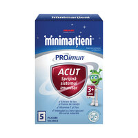 Minimartieni ProImun Acut, 3 ani+, 5 plicuri, Walmark