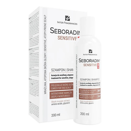 Sampon pentru par delicat, Sensitive, 200 ml, Seboradin