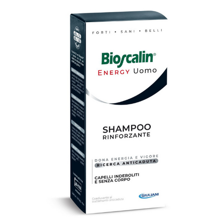Sampon energizant impotriva caderii parului pentru barbati Energy, 200 ml, Bioscalin  475162
