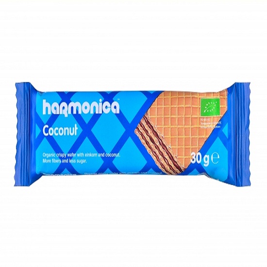 Napolitana Bio cu cocos, 30g, Harmonica