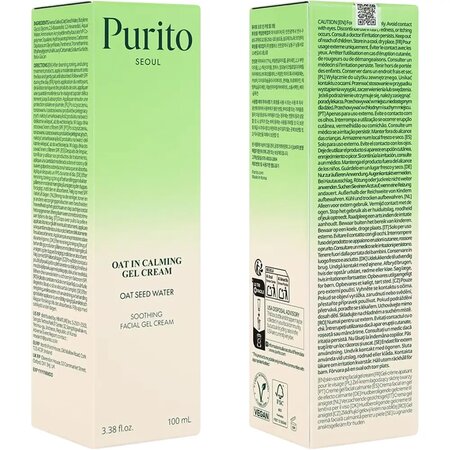 Gel calmant pentru fata Oat In, 100 ml, Purito 755162