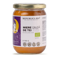 Miere cruda din Tei Bio, 700 g, Republica Bio