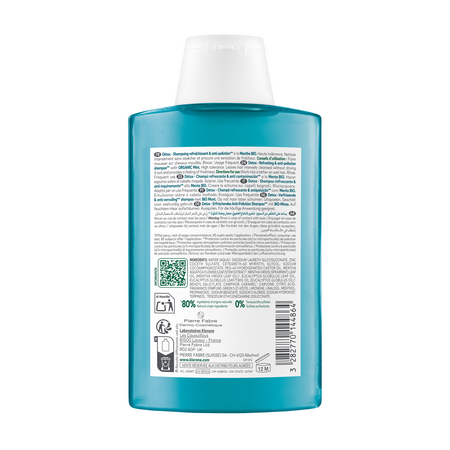 Sampon detoxifiant cu menta, 200 ml, Klorane 723926