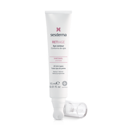 Crema pentru conturul ochilor cu retinol, cu aplicator ceramic Reti-Age, 15 ml, Sesderma 772979