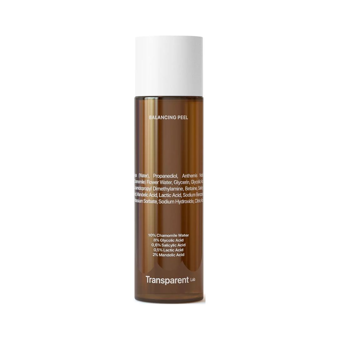 Toner exfoliant cu AHA si BHA, 120 ml, Transparent Lab