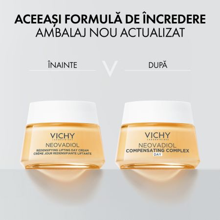 Crema de zi cu efect de redensificare si reumplere Neovadiol Compensating Complex, 50 ml, Vichy 744296