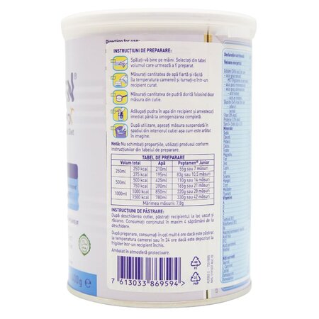 Formula de lapte praf Peptamen Junior, +12 luni, 400 g, Nestle 535317