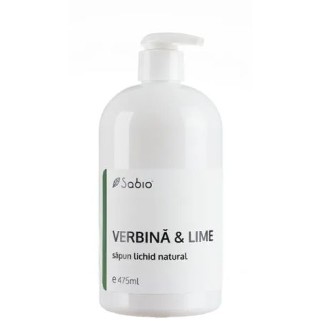 Sapun lichid natural cu verbina si lime