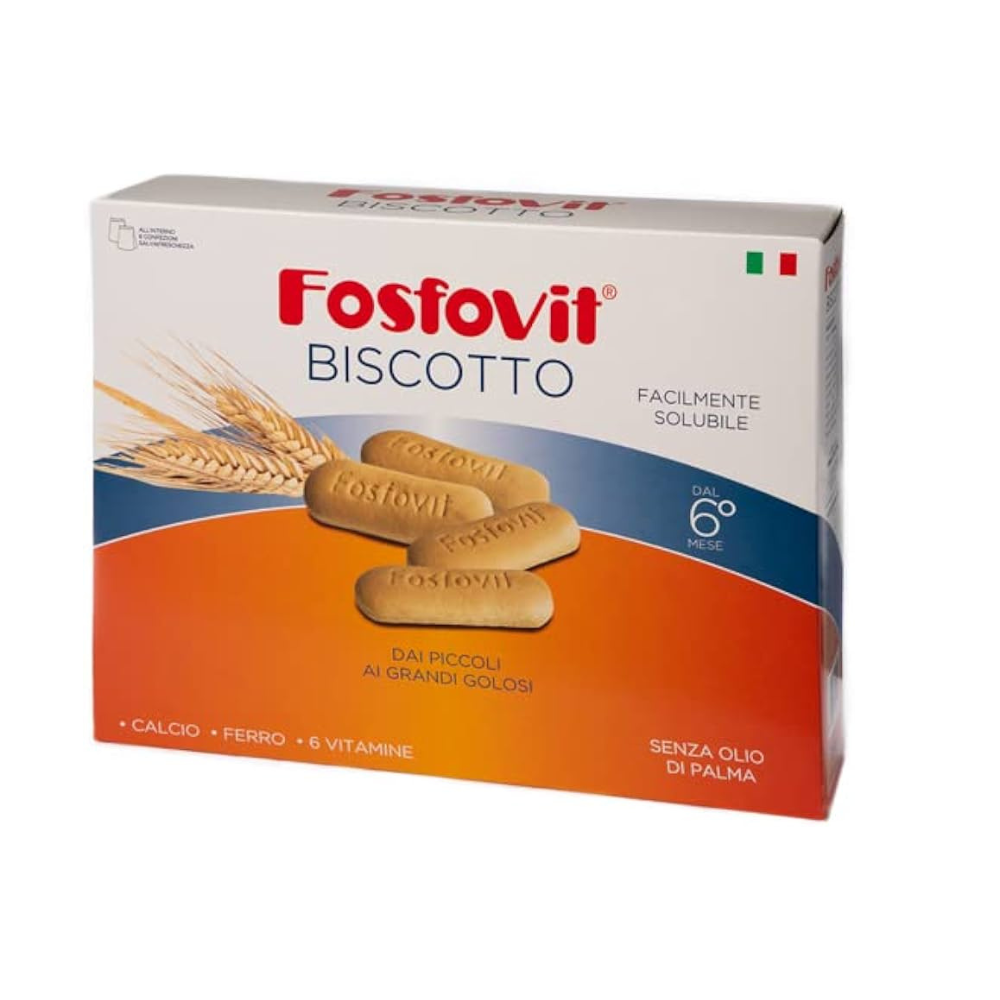 Biscuiti cu vitamine si saruri minerale, +6 luni, 360 g, Fosfovit