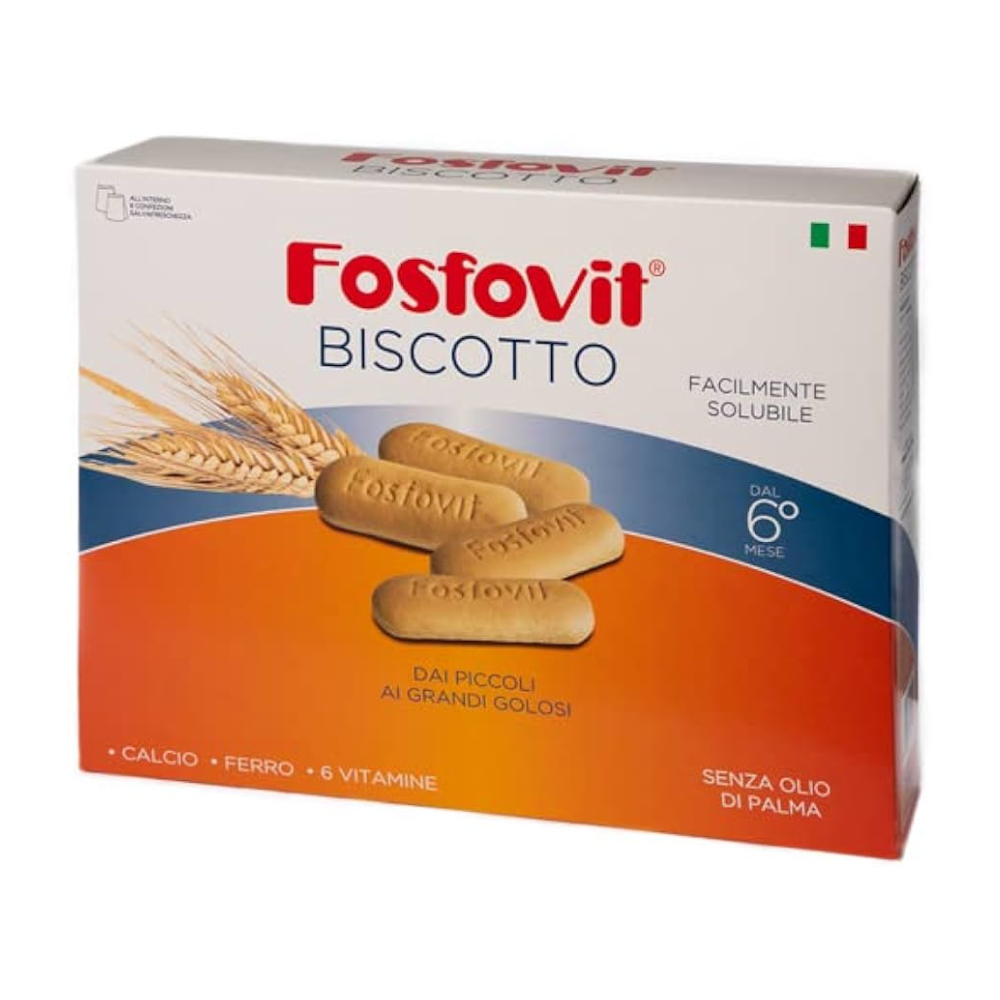 Biscuiti cu vitamine si saruri minerale, +6 luni, 500g, Fosfovit