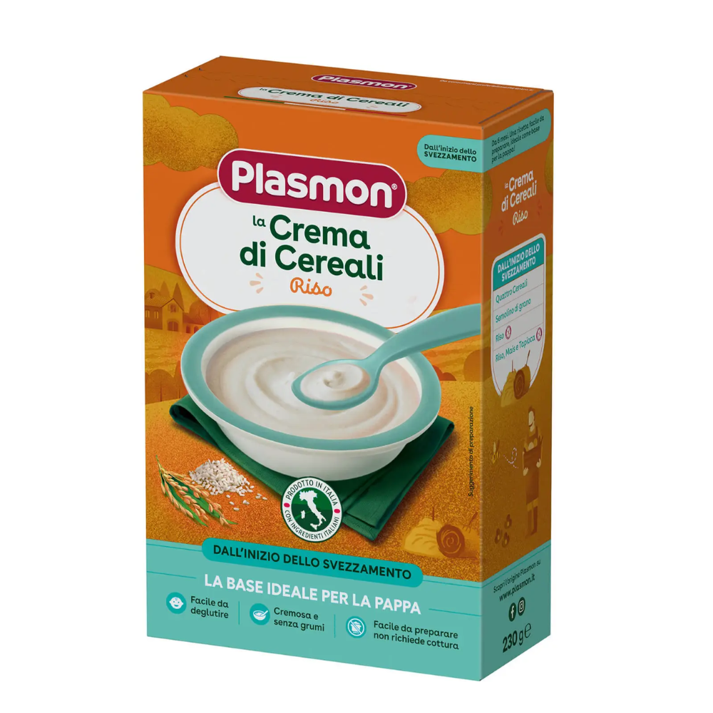 Cereale crema de orez, +6 luni, 230g, Plasmon