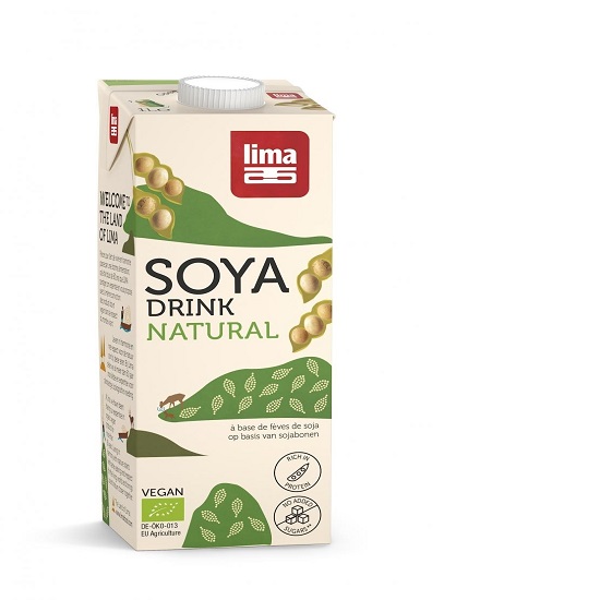 Bautura vegetala Bio din soia, 1L, Lima