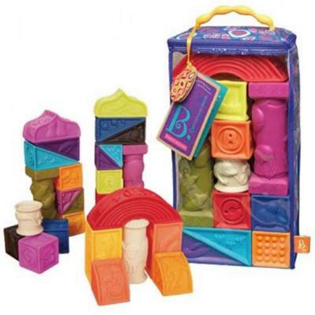 Set cuburi moi, +6 luni, 26 bucati, Btoys 512887