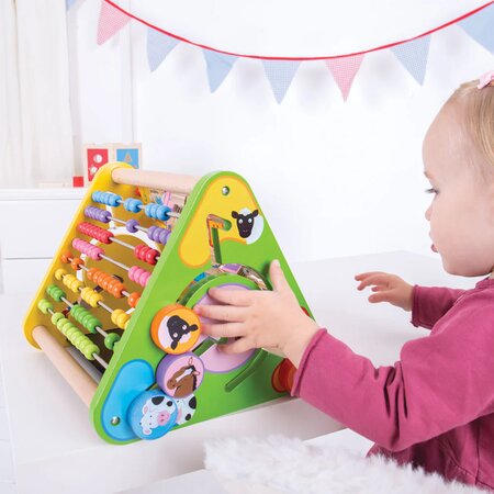 Centru de activitati cu litere si imagini, +12 luni, Bigjigs 652690
