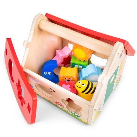 Casuta cu forme, +12 luni, New Classic Toys 652592