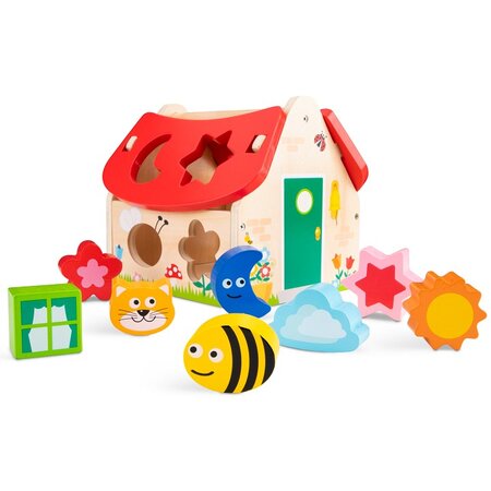 Casuta cu forme, +12 luni, New Classic Toys 652591