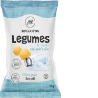 Chipsuri Bio din naut cu sare de mare, 35 g, Mc Lloyd's