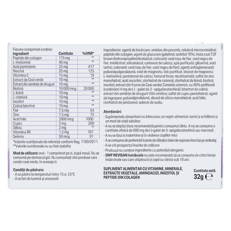 Revisan pentru par si unghii, 30 comprimate, Sun Wave Pharma 781151