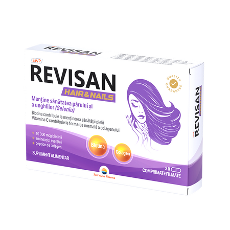 Revisan pentru par si unghii, 30 comprimate, Sun Wave Pharma 780957