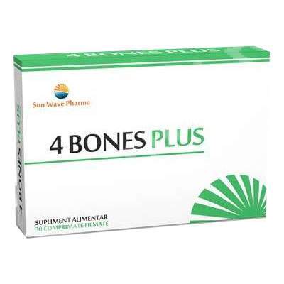 4 Bones Plus, 30 comprimate, Sun Wave Pharma