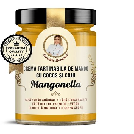 Crema tartinabila cu Mango, Cocos si Caju Mangonella