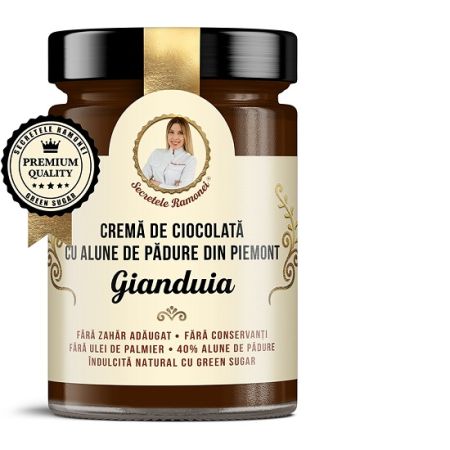 Crema de ciocolata cu alune de padure din piemont Gianduia