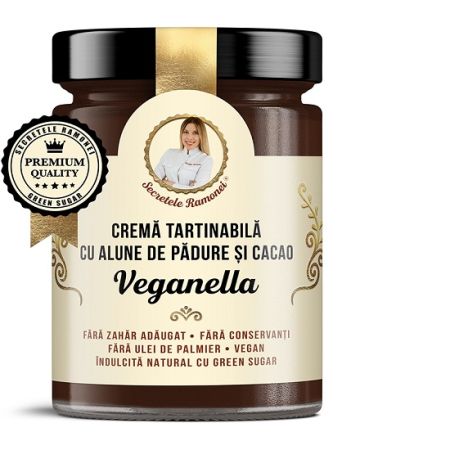 Crema tartinabila cu alune de padure si cacao Veganella