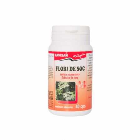 Flori de Soc, 40 capsule, Favisan