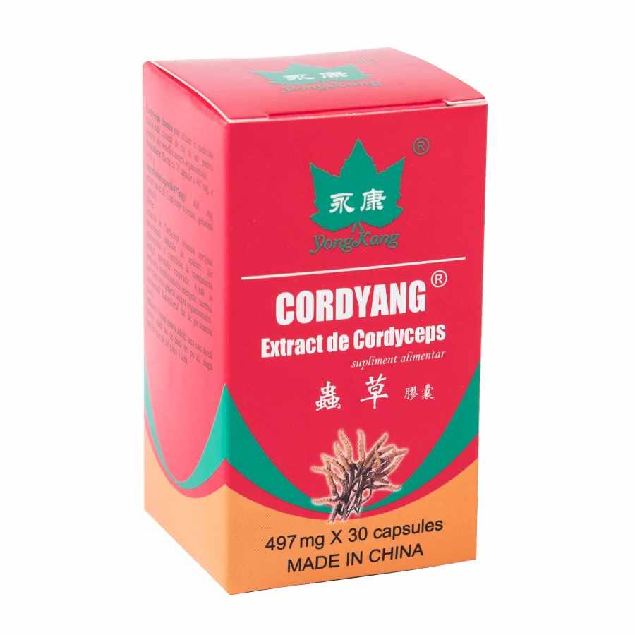 Cordyang, 400mg, 30 capsule, Yongkang