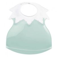 Baveta bebe ultra-soft Arlequin, Celadon green, Thermobaby
