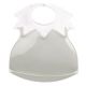 Baveta bebe ultra-soft  Arlequin, Agate Grey, Thermobaby 475845