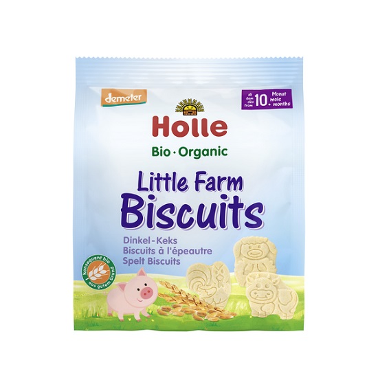 Biscuiti Bio din spelta Mica ferma, 100g, Holle