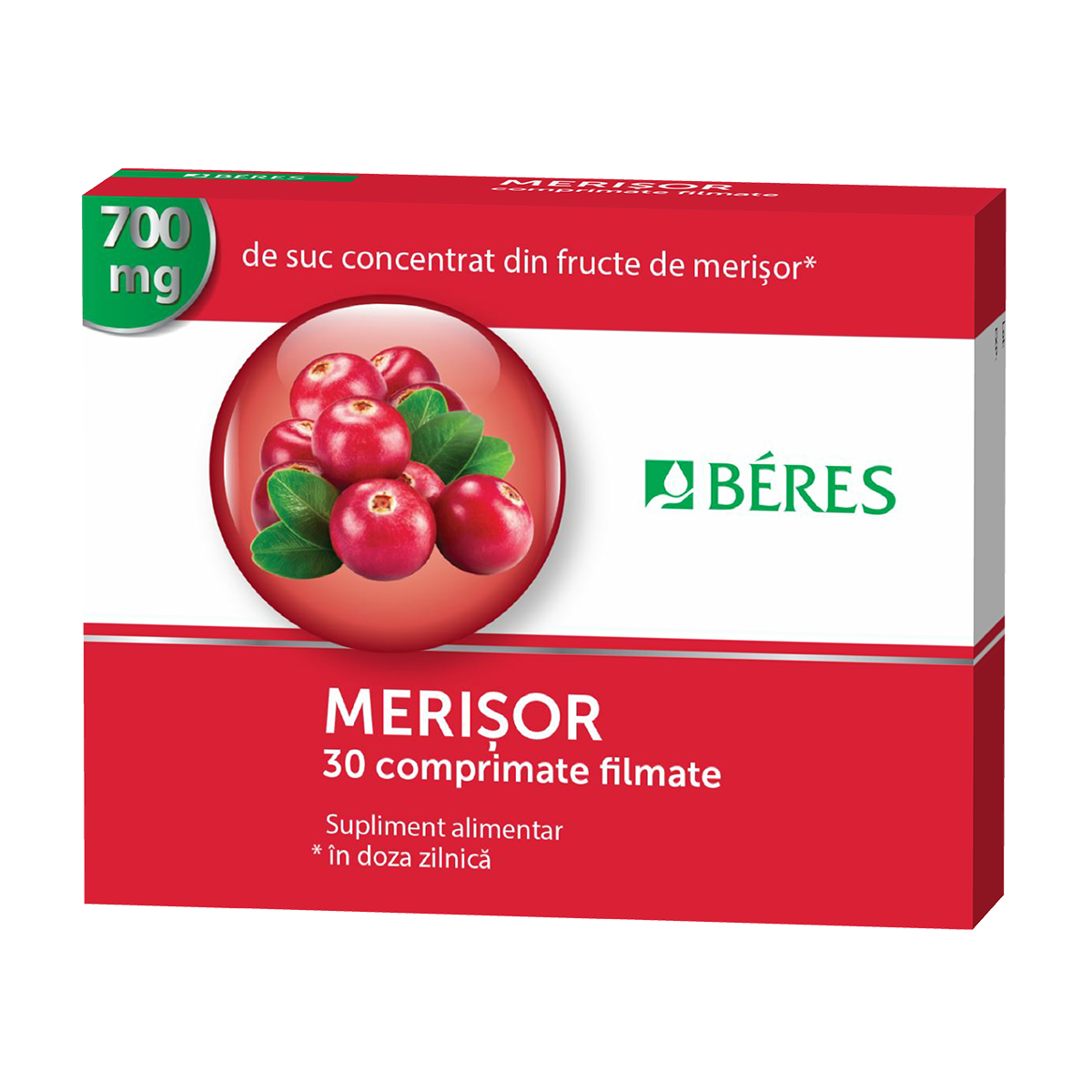 Merisor, 700 mg, 30 comprimate filmate, Beres