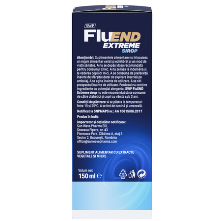 FluEnd Extreme Sirop, 150 ml, Sun Wave Pharma 770854