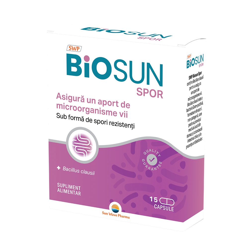 Biosun Spor, 15 capsule, Sun Wave Pharma