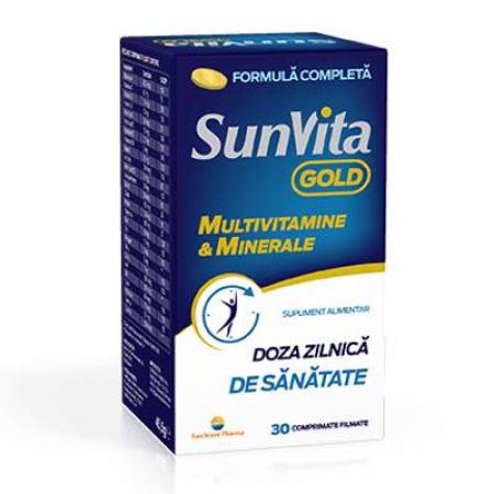 Multivitamine si minerale SunVita Gold