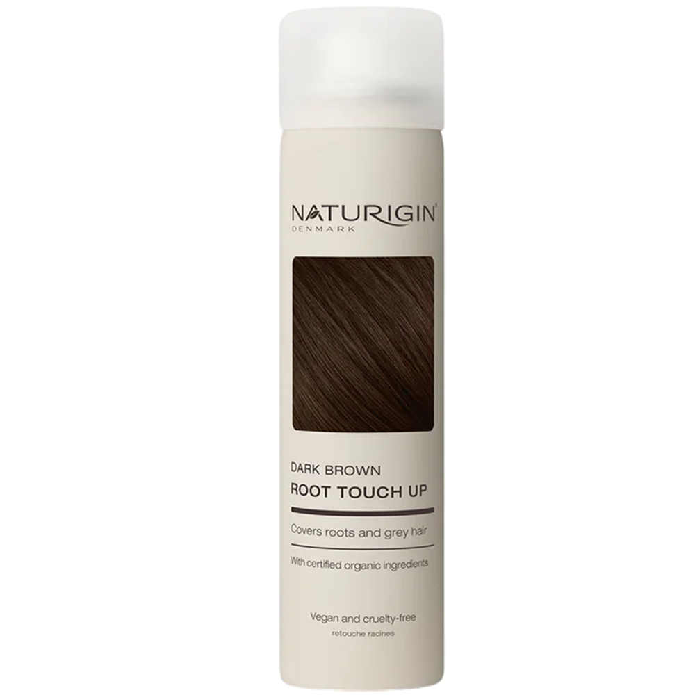 Spray acoperire temporara par alb la radacina, 75 ml, Dark Brown, Naturigin