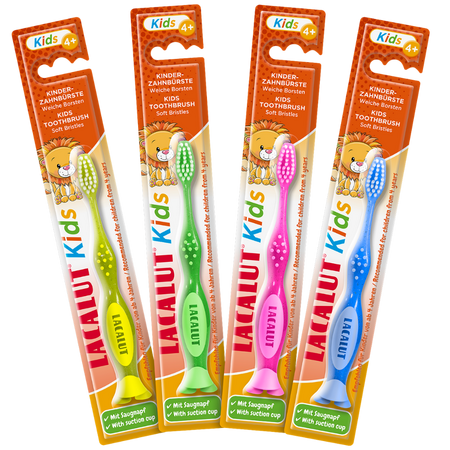 Periuta de dinti pentru copii Kids, +4 ani, 1 buc, diverse modele, Lacalut
