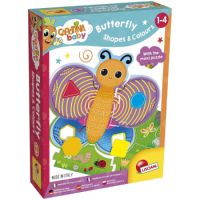Puzzle de podea Fluturas cu forme si culori, 29 piese, Lisciani 