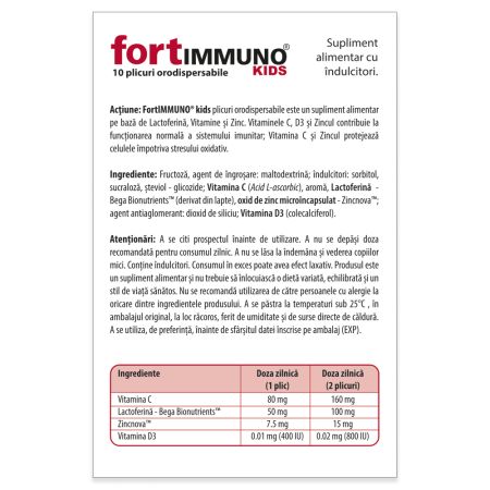 FortImmuno Kids, 10 plicuri, Dr Phyto 723611