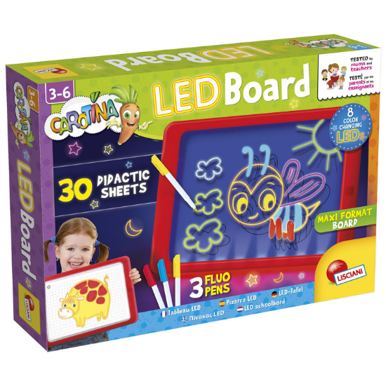 Tablita pentru desen cu Led, 3-6 ani, Lisciani